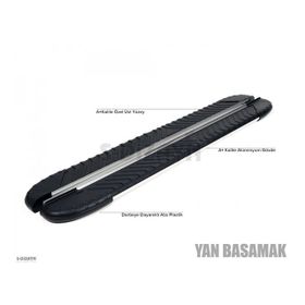 isuzu D-Max Gri 2007-2012 Bosphorus Yan Basamak
