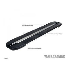 isuzu D-Max Gri 2007-2012 Bosphorus Yan Basamak