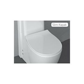 Isvea D40 Yavaş Kapanan Slim Tak Çıkart Klozet Kapağı