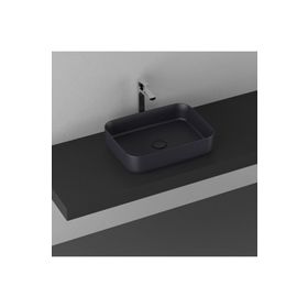 Isvea Infinity 50 cm Antrasit Tezgahüstü Lavabo