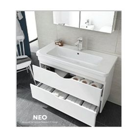 Isvea Neo Beyaz 100 CM Lavabo Dolabı