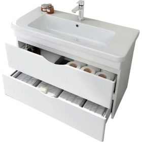 Isvea Neo Beyaz 100 CM Lavabo Dolabı