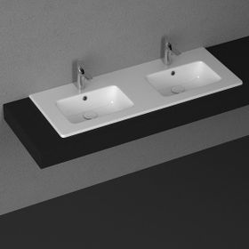 Isvea Sistemat 121 cm Çift Flat Lavabo
