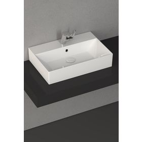 Isvea Sistemaz 60x42 cm Frame Tezgahüstü Beyaz Lavabo