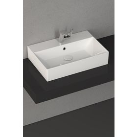 Isvea Sistemaz 60x42 cm Frame Tezgahüstü Beyaz Lavabo