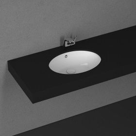 Isvea Soluzione 57 cm Siyah Tezgahaltı Lavabo