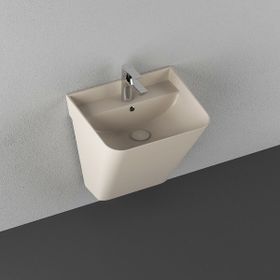 Isvea Sott Aqua 50 cm Fildişi Asma Monoblok Lavabo