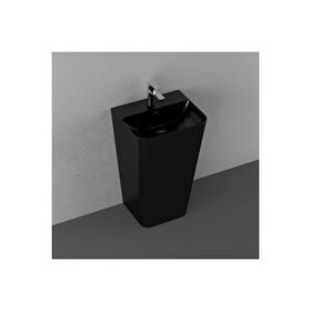 Isvea Sott Aqua Siyah 50 cm Monoblok Lavabo