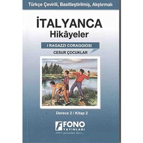 İtalyanca Hikayeler - Cesur Çocuklar - Derece 2 - Cep Boy - Pelin Öncüoğlu Işık