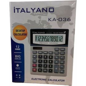 İtalyano KA-036 Büyük Boy Hesap Makinesi
