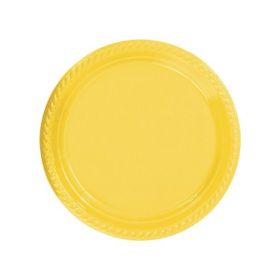İtc Store 22 cm 25'li Parti Aksesuar Sarı Plastik Tabak