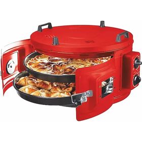 İtimat 1013 Termostatlı Çift Tepsili Nostalji Yuvarlak Fırın