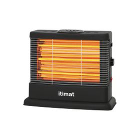 İtimat 10510 Siyah Buhar Hazneli Midi Quartz Isıtıcı