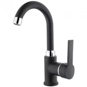 İtimat Idea Siyah 563KCB Kuğu Lavabo Bataryası