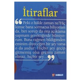 İTİRAFLAR - SAINT AUGUSTINUS