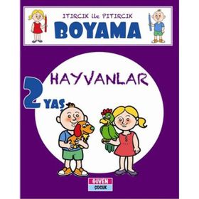 ITIRCIK ILE PITIRCIK BOYAMA 2 YAŞ - HAYVANLAR - KOLEKTIF