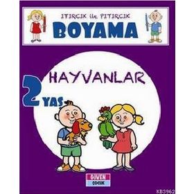 ITIRCIK ILE PITIRCIK BOYAMA 2 YAŞ - HAYVANLAR - KOLEKTIF