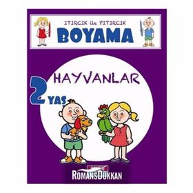 ITIRCIK ILE PITIRCIK BOYAMA 2 YAŞ - HAYVANLAR - KOLEKTIF