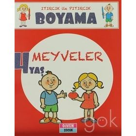 Itırcık ile Pıtırcık Boyama - Meyveler - 4 Yaş - Heyet-Kurul-Komisyon