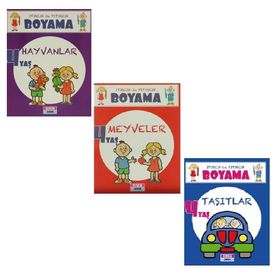 Itırcık ile Pıtırcık Boyama - Meyveler - 4 Yaş - Heyet-Kurul-Komisyon