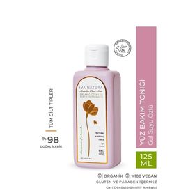 Iva Natura 125 ml Gül Suyu Özlü Organik Yüz Bakım Toniği