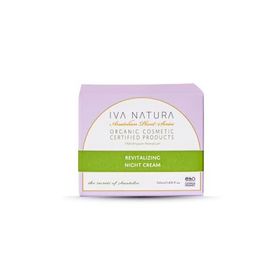 Iva Natura 50 ml Organik Canlandırıcı Limon Otu ve Ölmez Çiçek Otu Gece Kremi