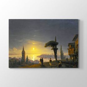 İvan Ayvazovski - Galata Kulesi Tablosu