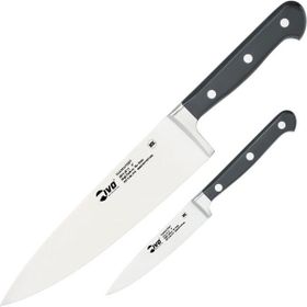 Ivo 2483 Dövme Çelik Şef + 2'li Soyma Bıçağı Setİ