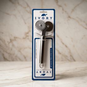 Ivory IVO-ME103 Paslanmaz Çelik Çift Bıçaklı Pizza Ruleti