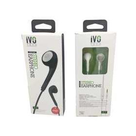 Ivotech K7 Stereo Earphone Siyah Beyaz Kablolu Kulaklık