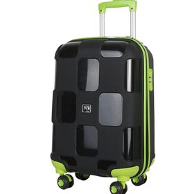 Ivs PP4040-070-L Siyah-Yeşil Büyük Boy Seyahat Çantası STD Valiz