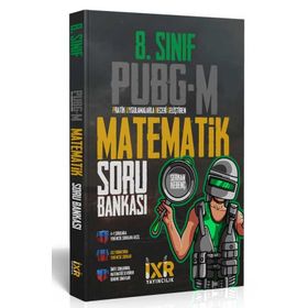 İxir Yayıncılık 8.Sınıf PUBG – M Matematik Soru Bankası