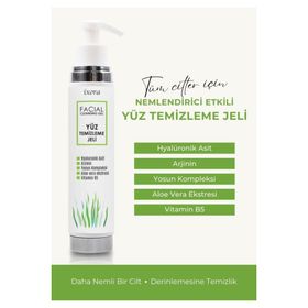 Ixora Facial Hyalüronik Asit Aloe Vera ve Yosun Kompleksi 200 ml Nemlendirici Yüz Temizleme Jeli