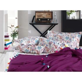 İyi Geceler İstanbul Up Style Mürdüm Tek Kişilik Pike Takımı