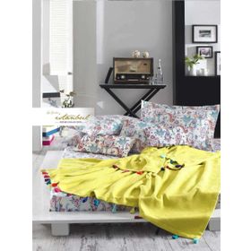 İyi Geceler İstanbul Up Style Sarı Tek Kişilik Pike Takımı
