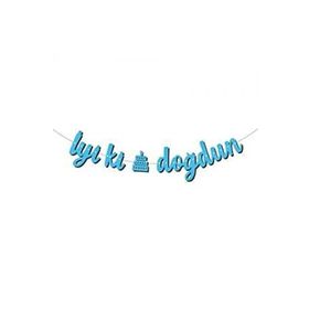 İyi ki Doğdun Mavi Kaligrafi Banner