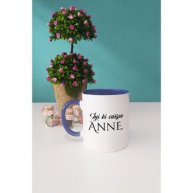İyi Ki Varsın Anne Lacivert Kupa Bardak