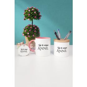 İyi Ki Varsın Anne Pembe Kupa Bardak