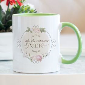 İyi Ki Varsın Anne Yeşil Kupa Bardak