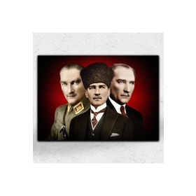 İyi Olsun Atatürk Portresi Dekoratif 40x60 cm Kanvas Tablo