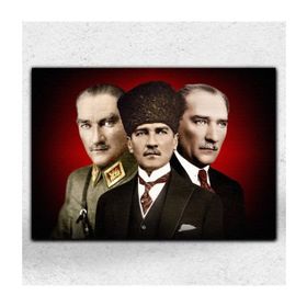 İyi Olsun Atatürk Portresi Dekoratif 40x60 cm Kanvas Tablo