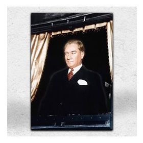 İyi Olsun Atatürk Portresi Dekoratif 40x60 cm Kanvas Tablo