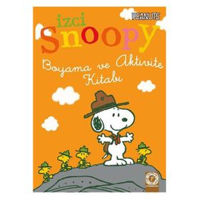İzci Snoopy Boyama ve Aktivite Kitabı Turuncu Kapak - Charles M. Schulz