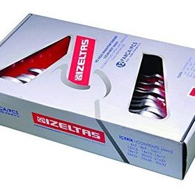 İzeltaş 0130 Uzun 8'li İki Ağız Anahtar Takımı