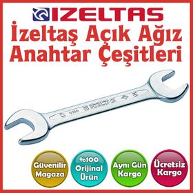 İzeltaş 0130014650 46X50 Çatal İki Ağız Anahtar Uzun Boy