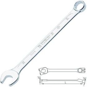 İzeltaş 0320 10 mm Kısa Boy Kombine Anahtar