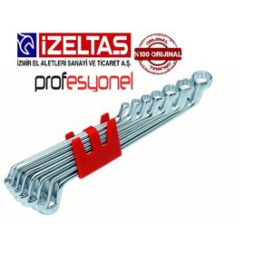 İzeltaş 0430 Yıldız İki Ağız 8'li Anahtar Takımı