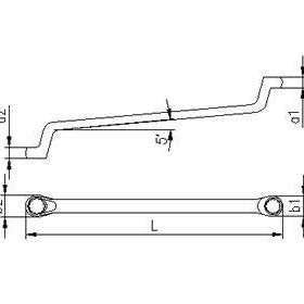 İzeltaş 0430 Yıldız İki Ağız 8x10 mm Anahtar