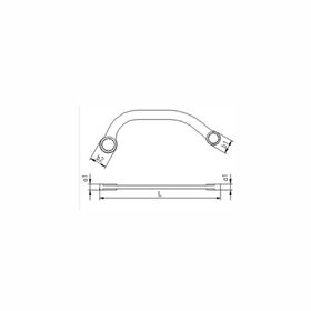 İzeltaş 0530 Yarım Ay Yıldız İki Ağız 8x10 mm Anahtar