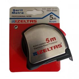 İzeltaş 05881 Krom Şerit Metre